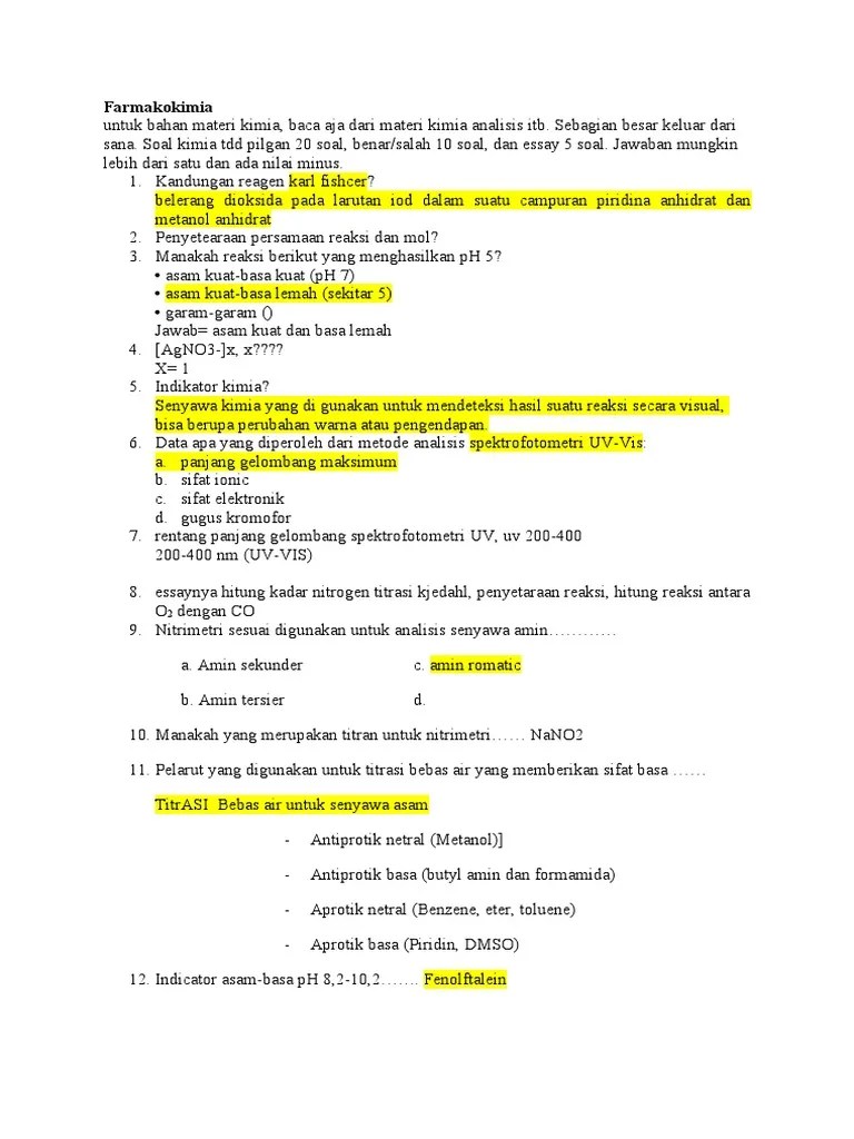 Download soal ujian profesi apoteker itb free in pdf format. Soal Soal Apoteker Itb Pdf