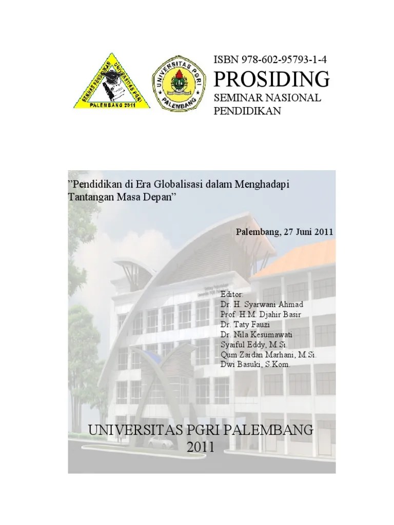 Prosiding Semnas U Pgri 2011 | PDF