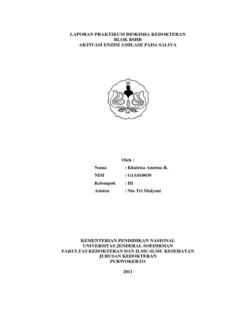 Laporan Praktikum Biokimia Enzim Amilase | PDF