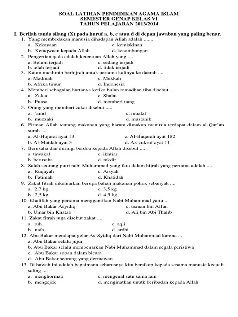 Soal Plbj Kelas 4 Semester 2 Dan Kunci Jawaban – Sekali