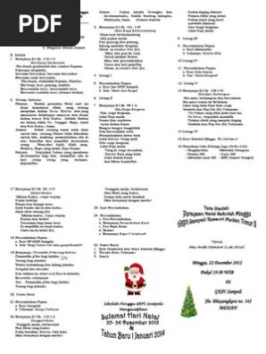 Votum natal sekolah minggu bahasa batak tata tertib acara natal stm page 1 line 17qq com anak anak . Tata Ibadah Perayaan Natal Sekolah Minggu Gkpi Sampali 2013