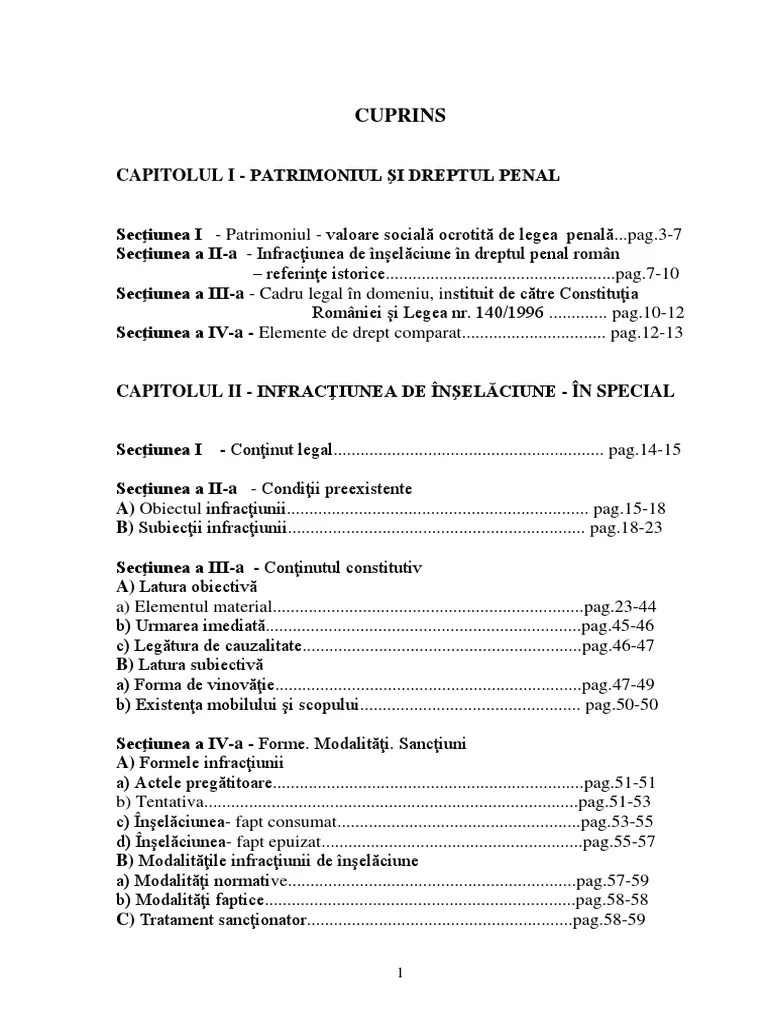 În materie penală, fapta de manipulare apieţei de capital are trăsături asemănătoare cu infracţiunea de înşelăciune, prevăzută şi pedepsită de art. Inselaciunea Licenta Pdf