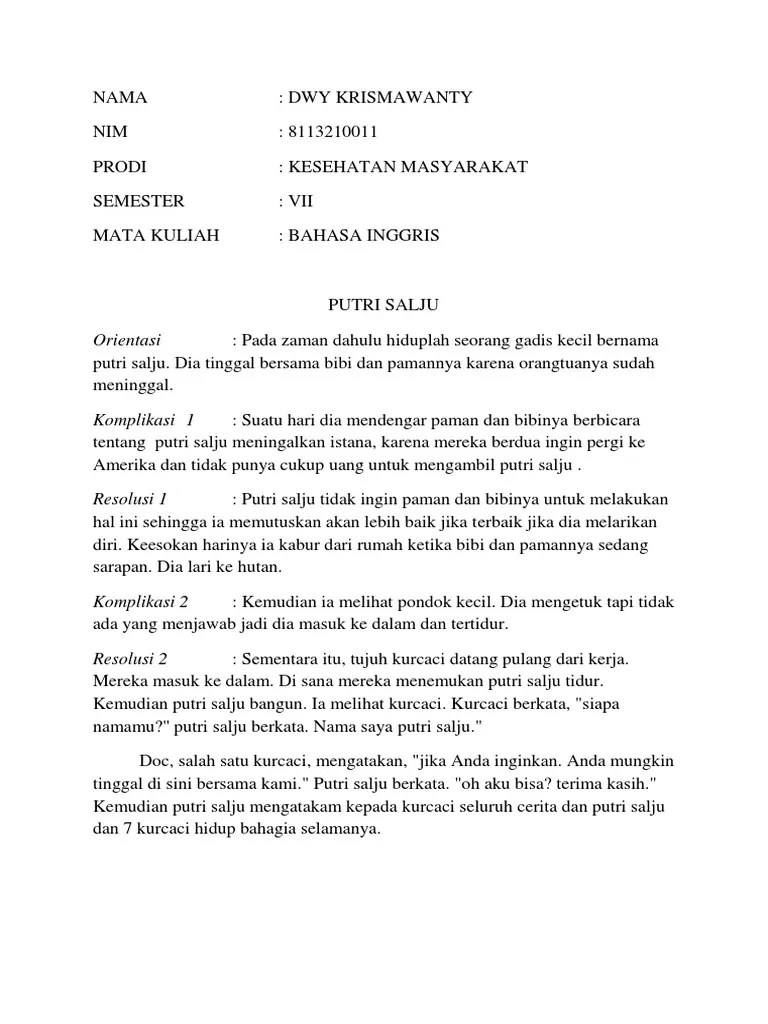 Dwy K - Tugas Bahasa Inggris | PDF