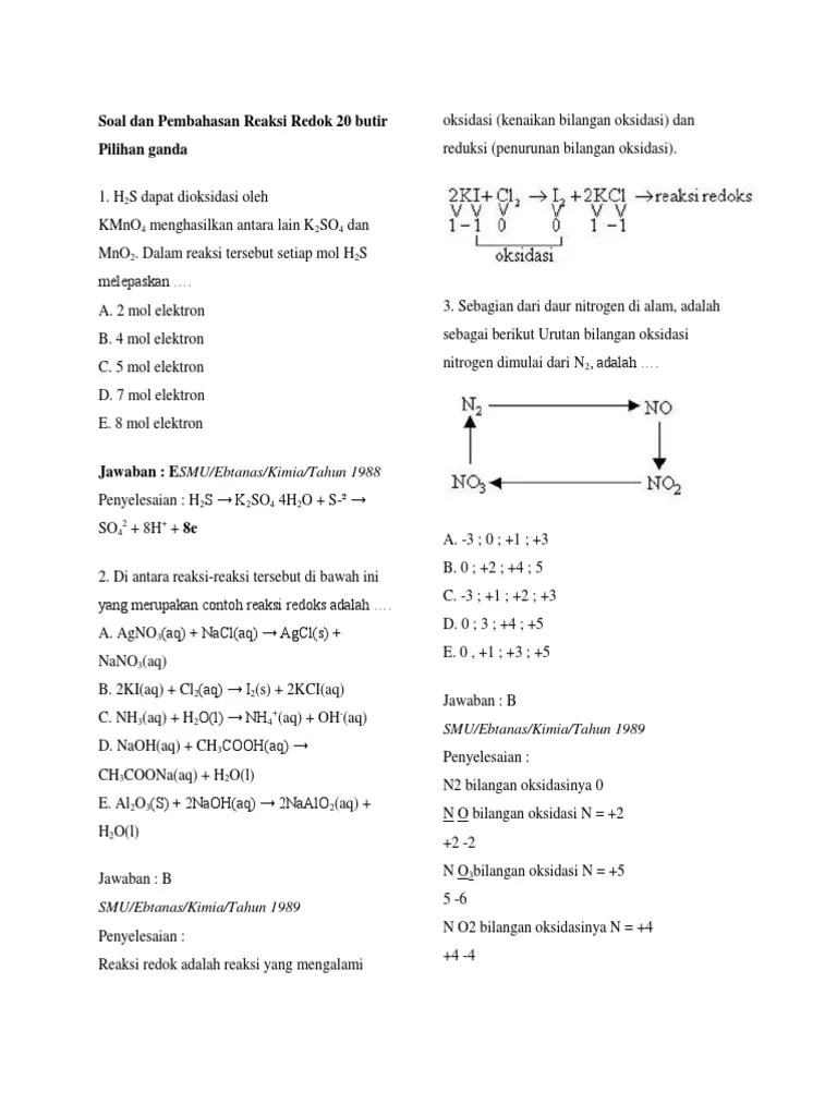 Contoh Soal Hukum Dasar Kimia Dan Pembahasannya - Contoh Soal Terbaru