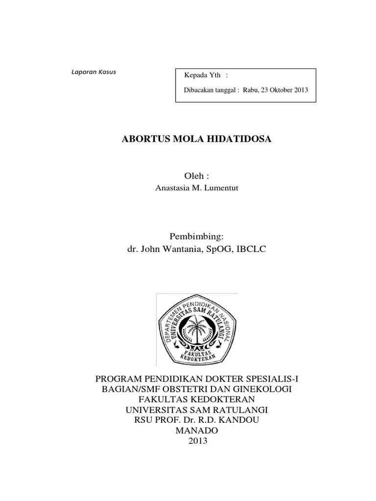 Abortus Mola Hidatidosa | PDF