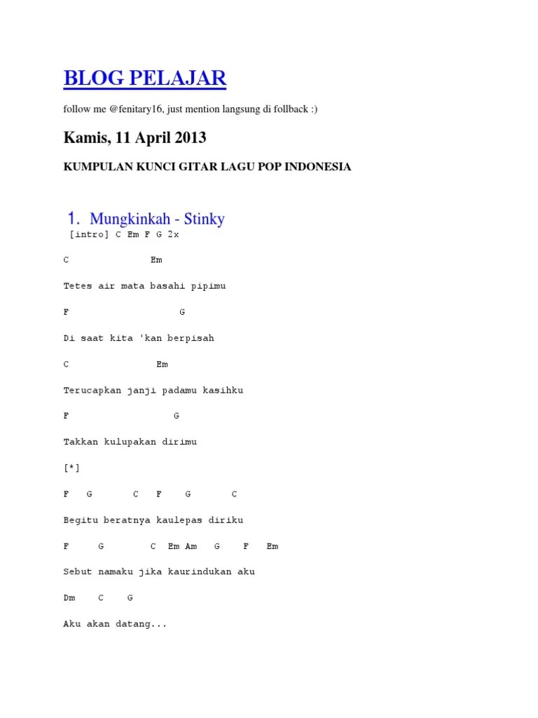 Lirik Lagu Dan Kunci Gitar Padi Sesuatu Yang Indah