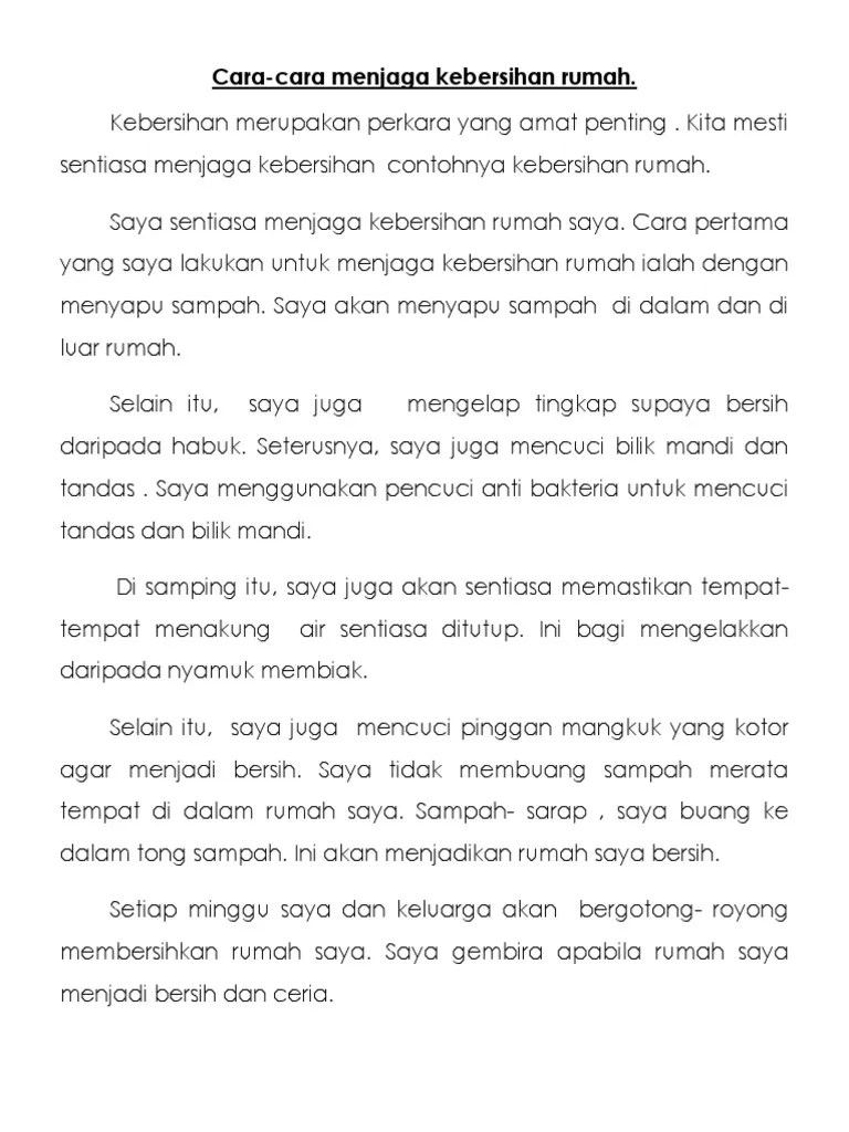 Cara Cara Menjaga Kebersihan Dan Keceriaan Kawasan Rumah / Cara Menjaga Kebersihan Diri Dan Persekitaran Cariblogger Com