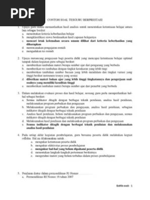 Soal tes cpns pengetahuan umum. Contoh Soal Tes Tertulis Calon Guru Sdit Contoh Soal Terbaru