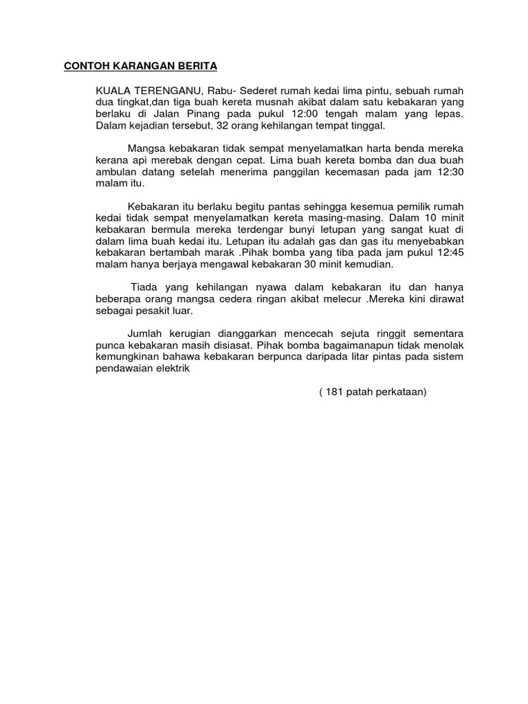 Karangan Jenis Cerita Pendek / Karangan Cerita Pdf