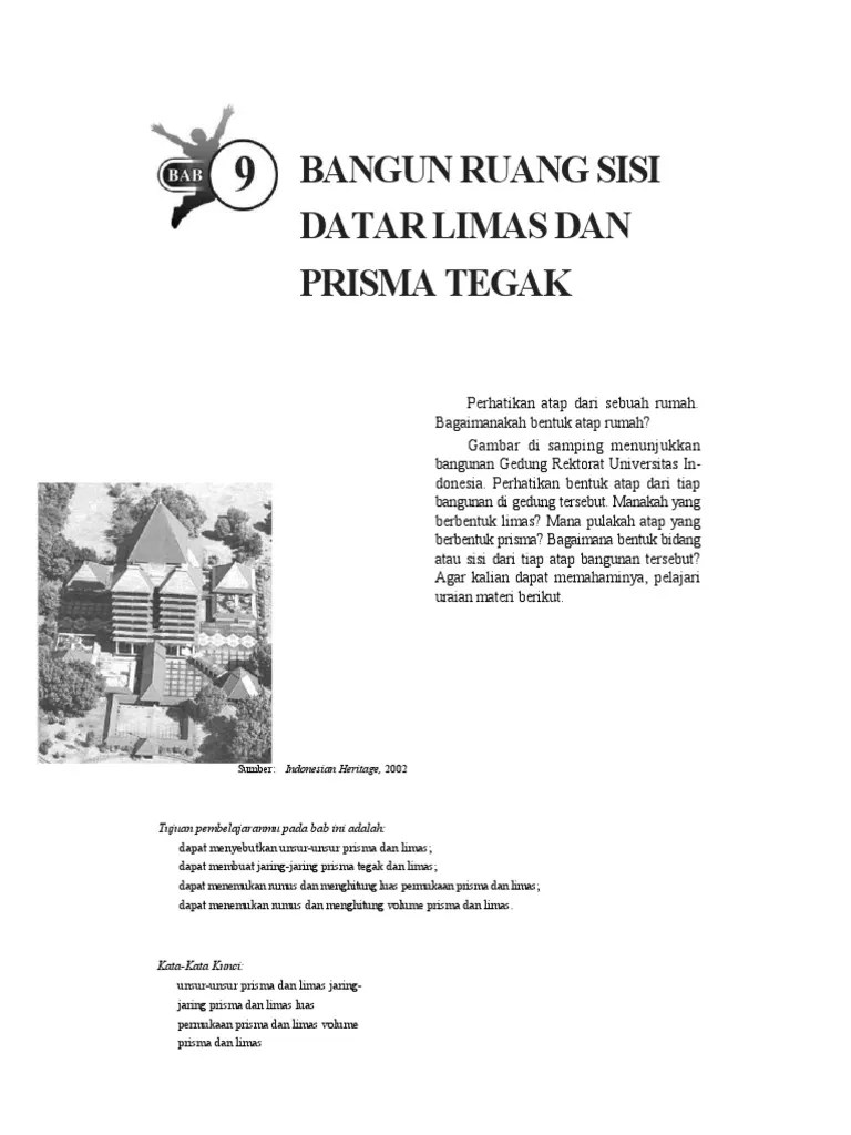 Bangun Ruang Sisi Datar Limas Dan Prisma Tegak | PDF