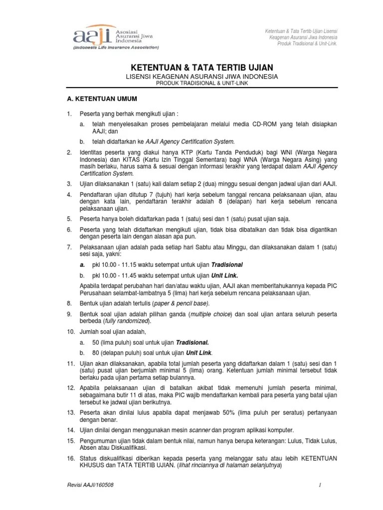 Contoh Soal Ujian Asuransi Syariah - Mathlaul Khairiyah