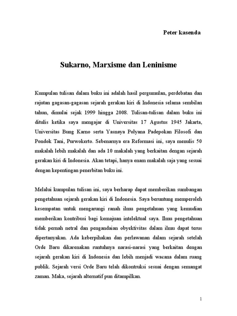 Apa Sebabnya Paham Marxisme Leninisme Dilarang Berkembang Di Indonesia -  Berbagai Sebab