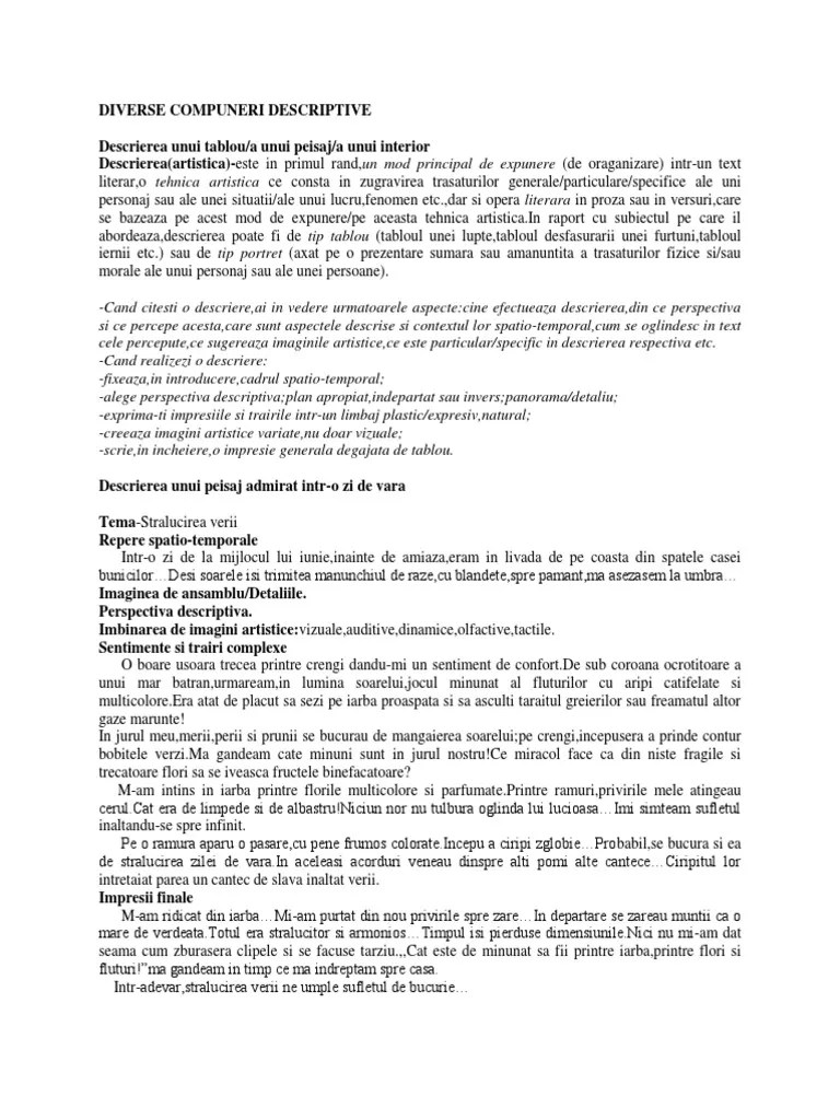 However, how cinco de mayo is celebrated and even who participates in it has c. Descrierea Portret Naratiune Dialog Modificate Cls A6a A7a Pdf