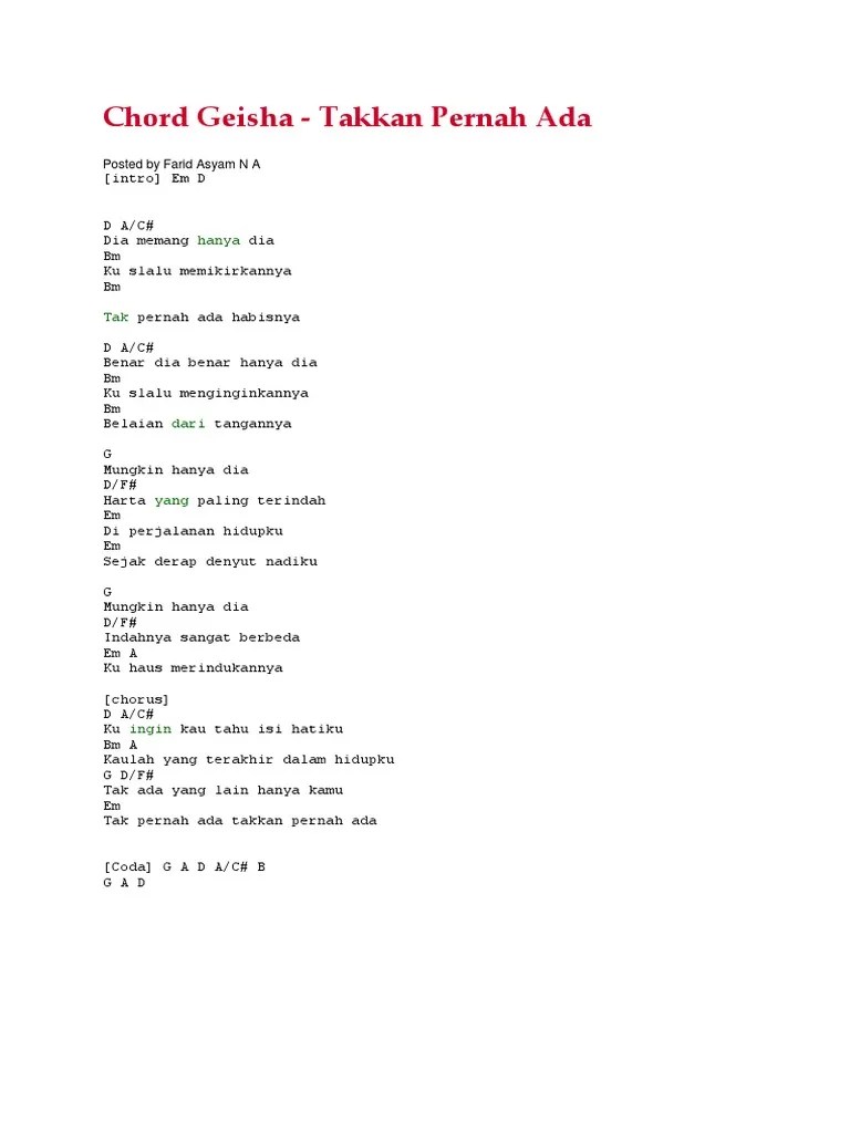 Ost aadc2 perjalanan chord c c dm bm 2x f c. Paling Laju Saleem Pernah Ada Rasa Cinta Chord