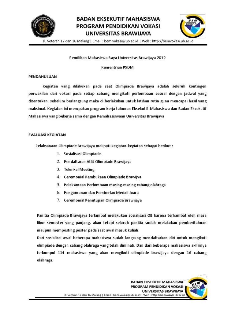 Contoh LPJ | PDF