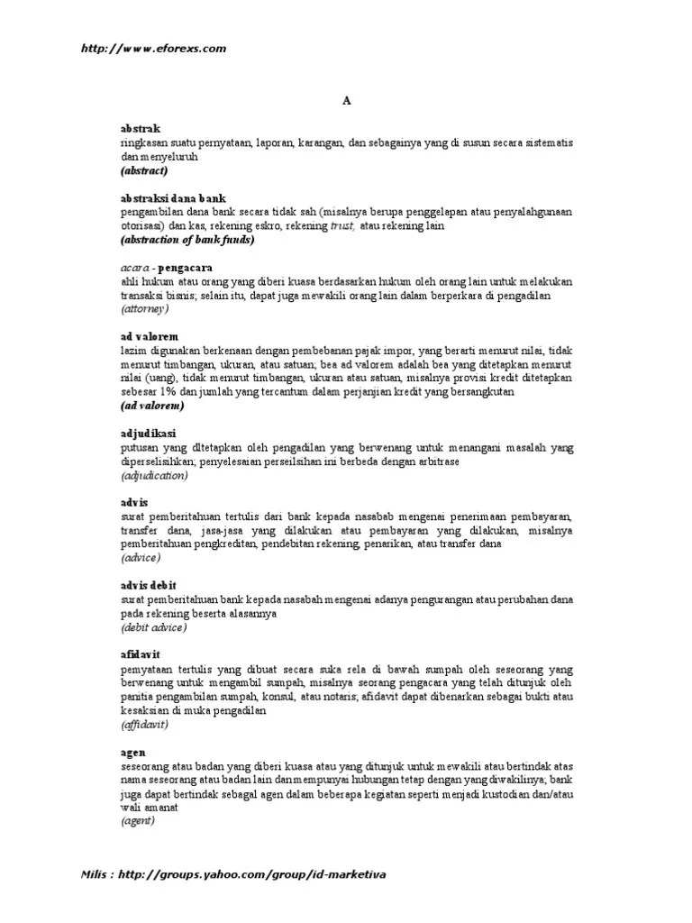 Kamus Perbankan | PDF