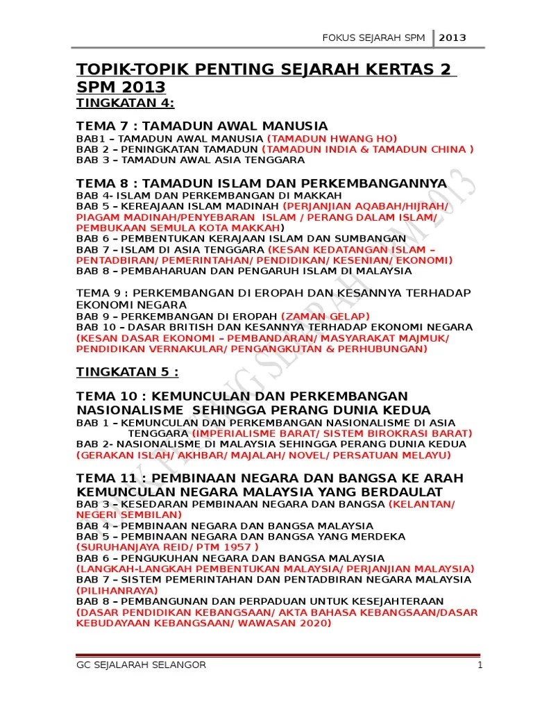 Kertas 3 Sejarah Tingkatan 4 Bab 4 Tema 8 1