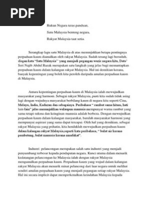 01.02.2012 · ekoran daripada mesyuarat ini, pada bulan febuari 1962, sebuah jawatankuasa perunding perpaduan malaysia (mscc) telah mengeluarkan sebuah memorandum yang menyokong malaysia dan memperlihatkan beberpa syarat am untuk persekutuan. Perpaduan Kaum Pdf