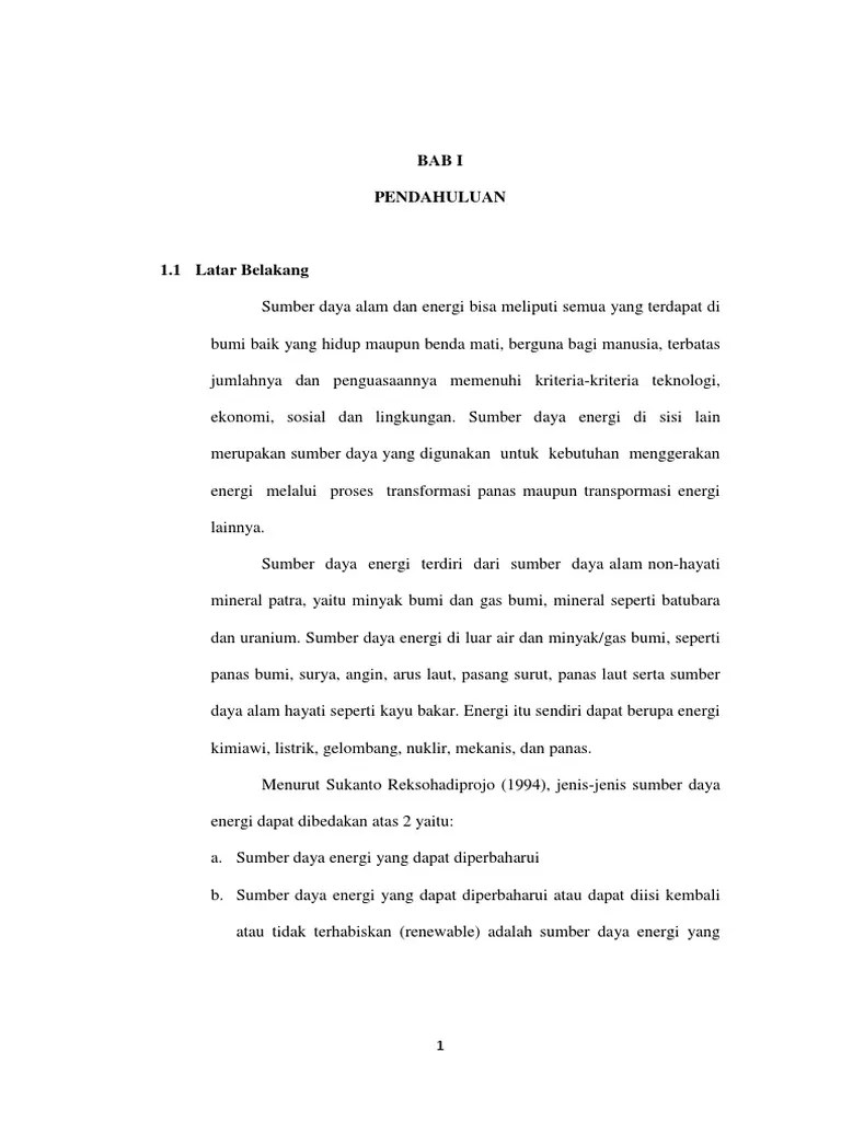 Makalah Sda Mineral Dan Energi | PDF