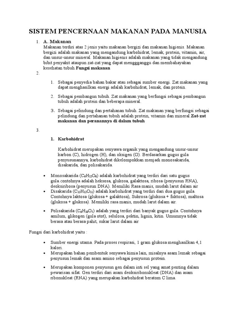 Sebutkan Zat Makanan Yang Berfungsi Sebagai Sumber Energi - Coba Sebutkan