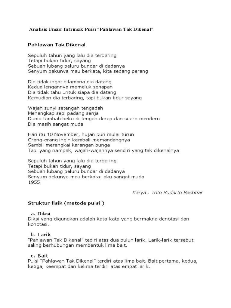 Puisi 2 Bait Tentang Pahlawan – Dengan