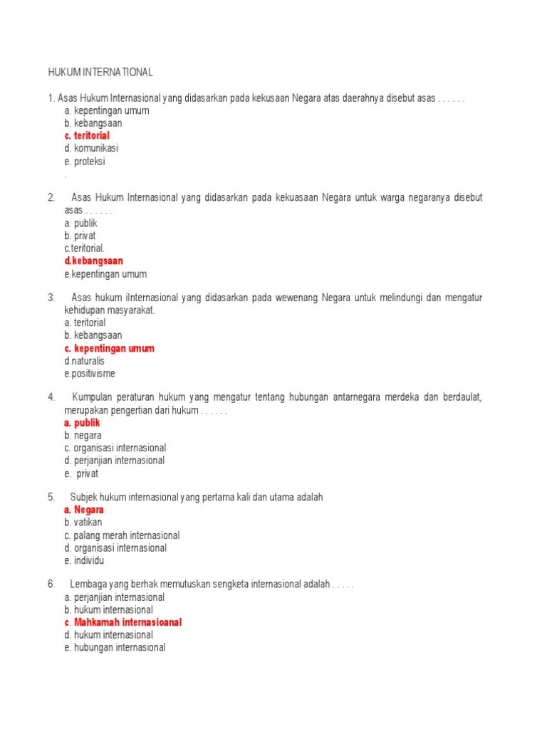 Hukum International PKN