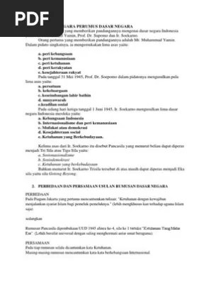 Pendiri Negara Perumus Dasar Negara | PDF
