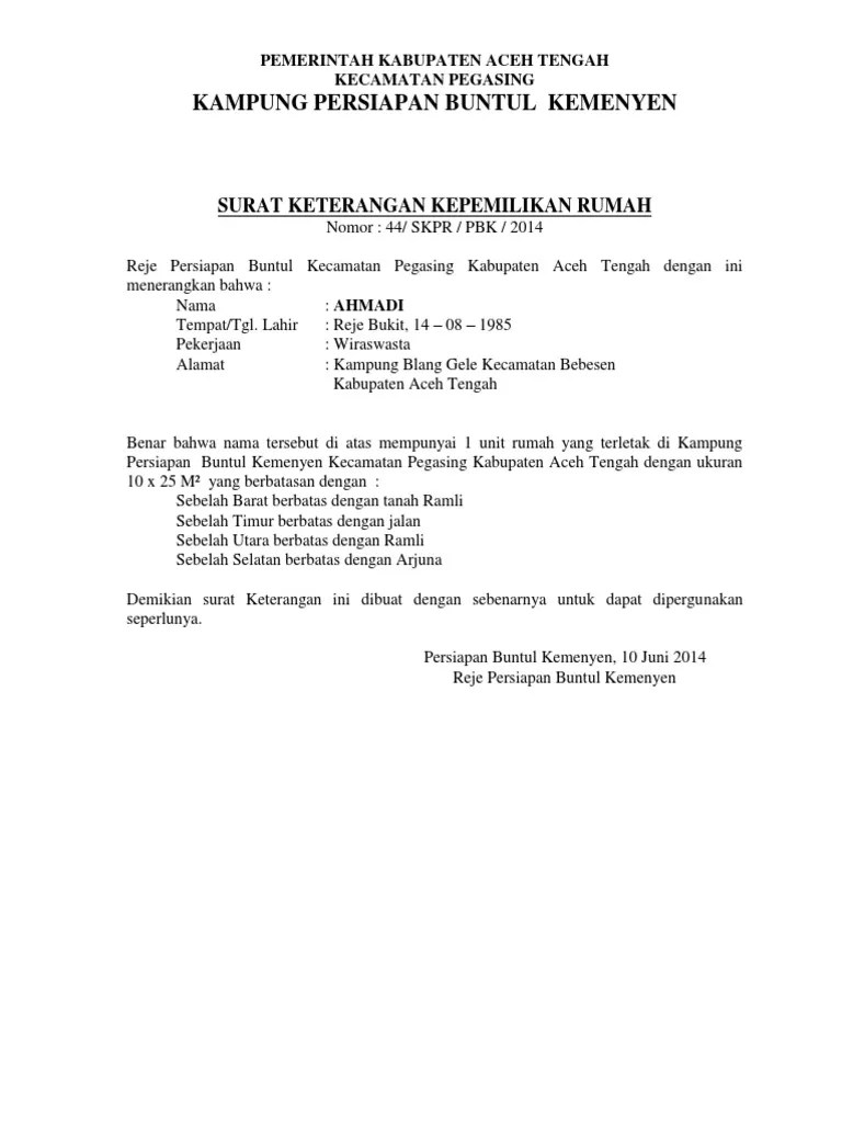 We did not find results for: Surat Keterangan Kepemilikan Rumah Pdf