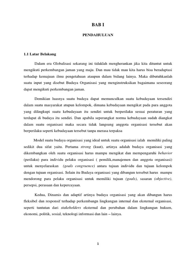 Budaya Organisasi | PDF