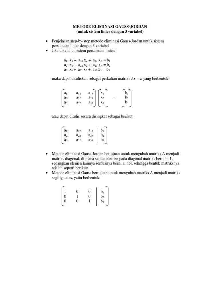 نيابة عن عصير السبيل gauss jordan metode - rdarajouri.com