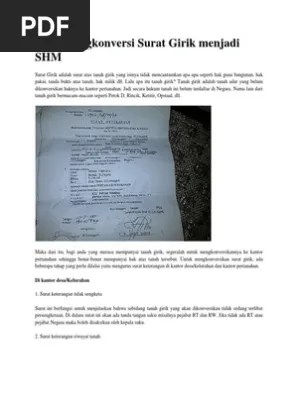 Surat Girik Artinya - Mengenal Eigendom Bukti Kepemilikan Tanah Warisan Belanda Halaman All Kompas Com - Secara umum pengertian girik adalah suatu hak atas sebuah tanah, dimana masih berbentuk surat keterangan tanah dari pihak kelurahan dan kecamatan yang merupakan bukti penguasaan atas tanah, bukan sebagai bukti kepemilikan, melainkan hanya sebagai identitas pembayar pajak atas tanah yang dikuasainya.