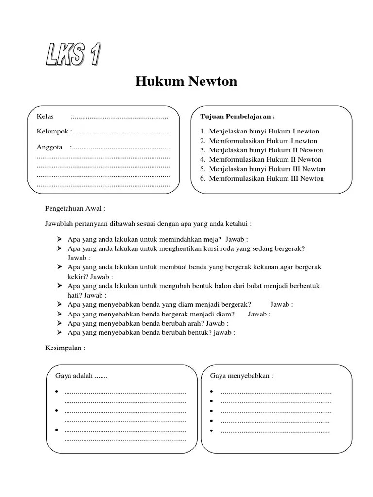 Hukum Newton | PDF
