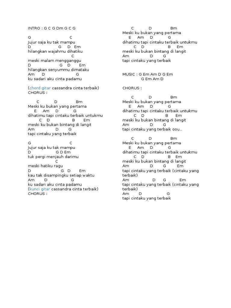 Jujur saja ku tak mampu. Cassandra Pdf