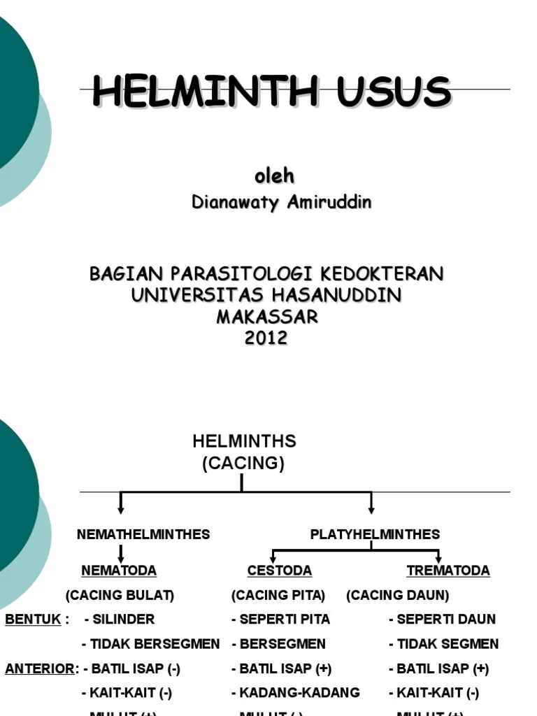 Helminth Usus | PDF