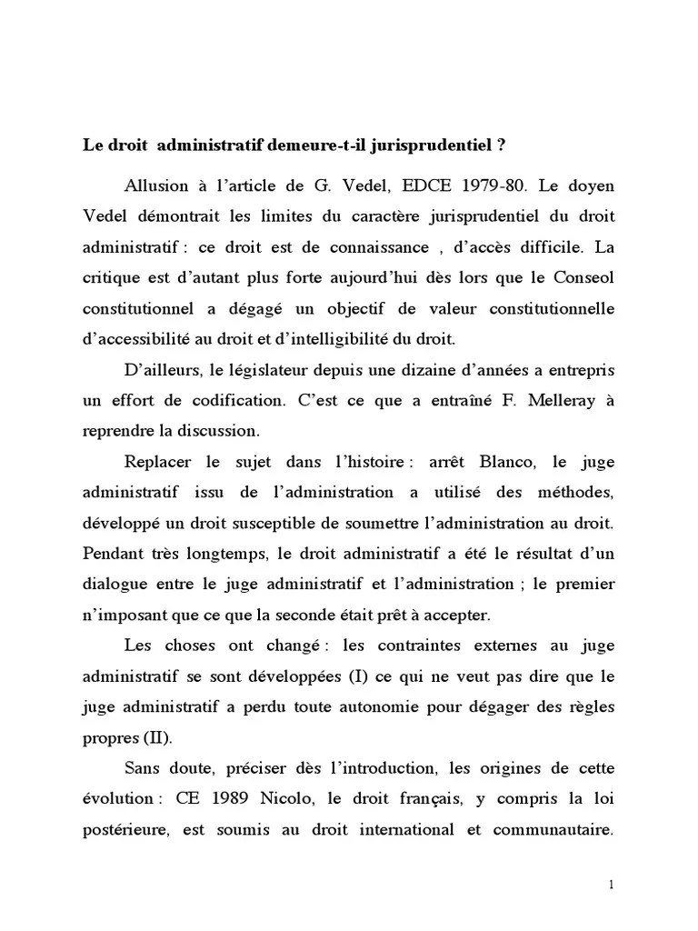 le juge administratif et la constitution dissertation