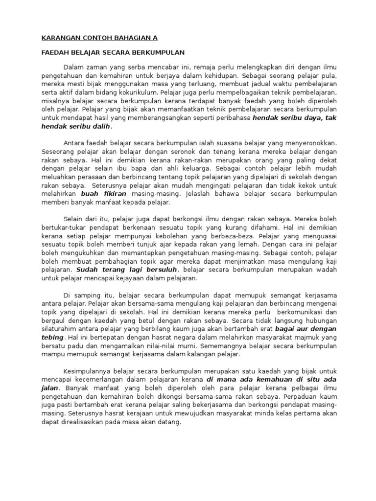 Bawah dengan teliti dan tulis sebuah ringkasan tentang kebaikan belajar secara berkumpulan. Kebaikan Belajar Berkumpulan Cristianctz