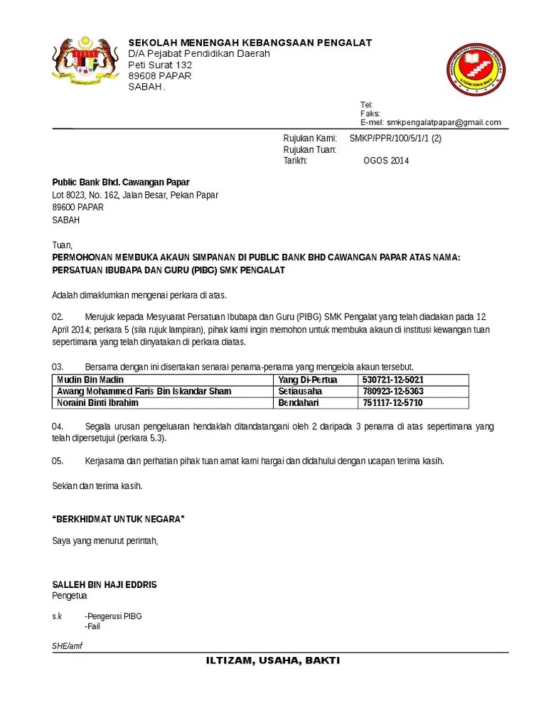 Cara dan syarat buka akaun di maybank untuk umur bawah 18 tahun. Contoh Surat Buka Akaun Bank Pekerja Braydencxt