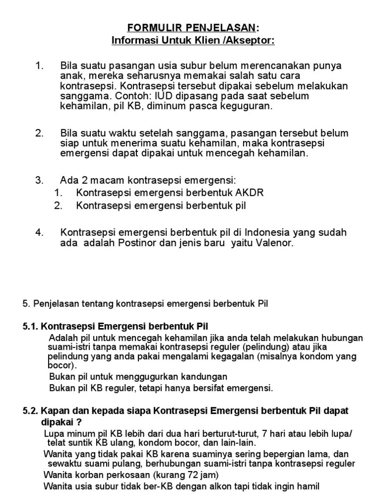 Penjelasan KB | PDF