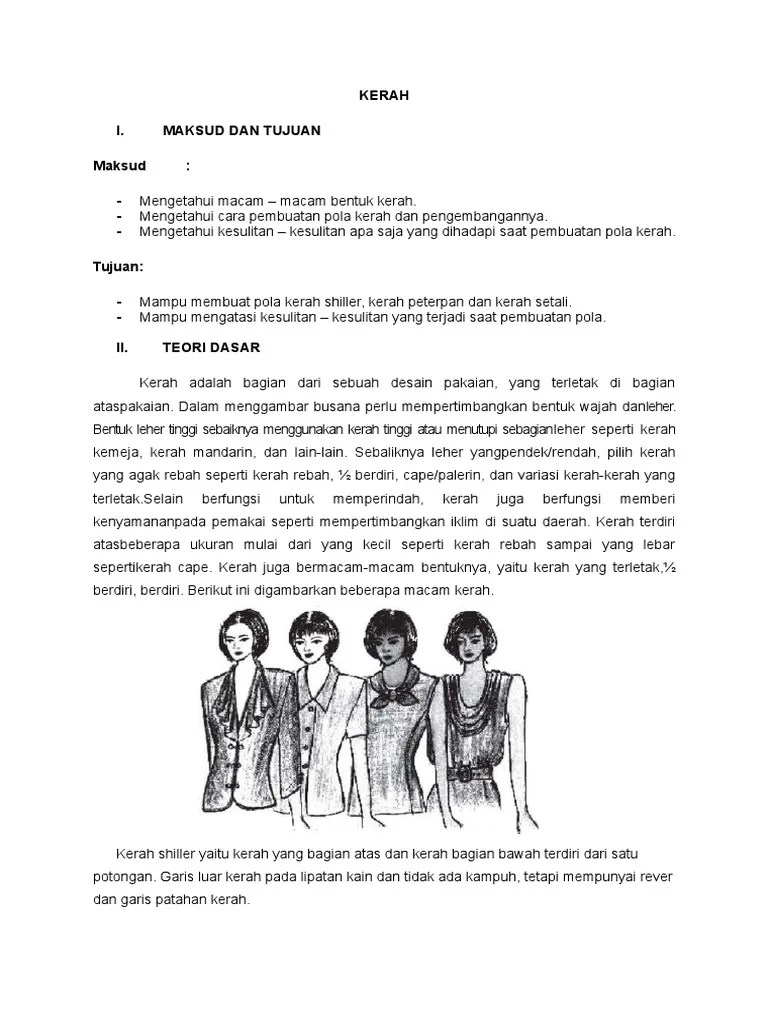 Membuat baju wanita, pola baju pecah 8 rekomendasi baju sejenis pola baju Kerah Shiller Yaitu Kerah Yang Bagian Atas Dan Kerah Bagian Bawah Terdiri Dari Satu Potonga1