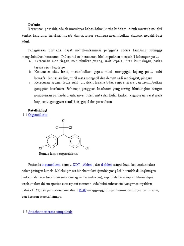 Keracunan Pestisida | PDF