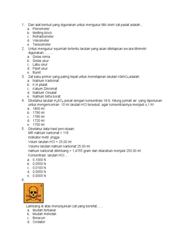 Penjelasan jawaban lengkap diberikan di bagian akhir buku ini. Contoh Soal Dan Jawaban Titrasi Kompleksometri Peranti Guru