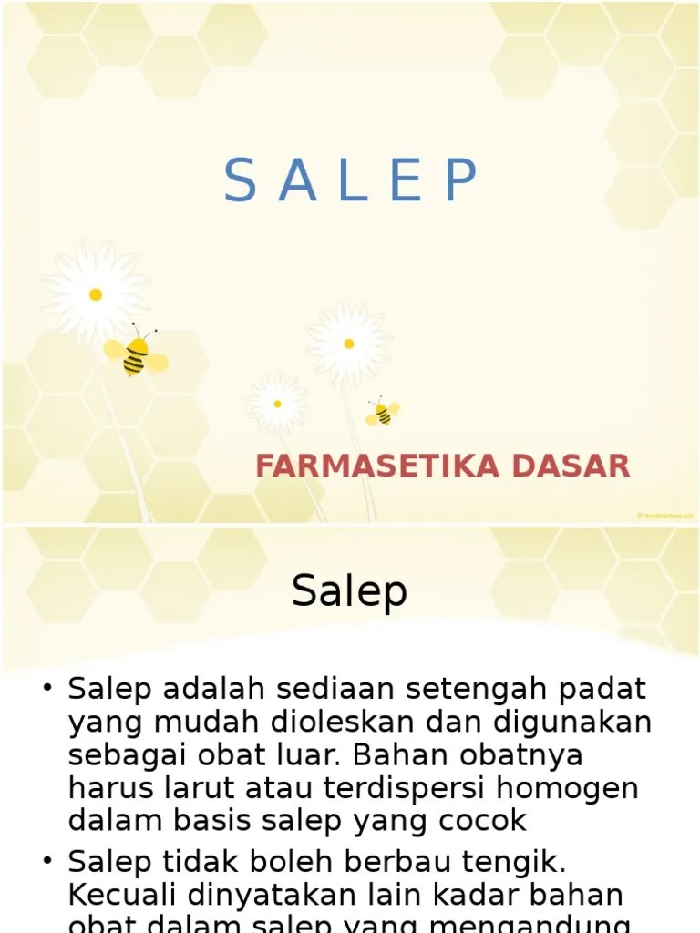 Sediaan Salep | PDF