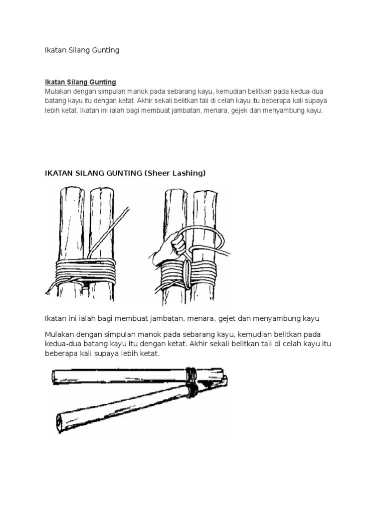 Ikatan Silang Gunting | PDF