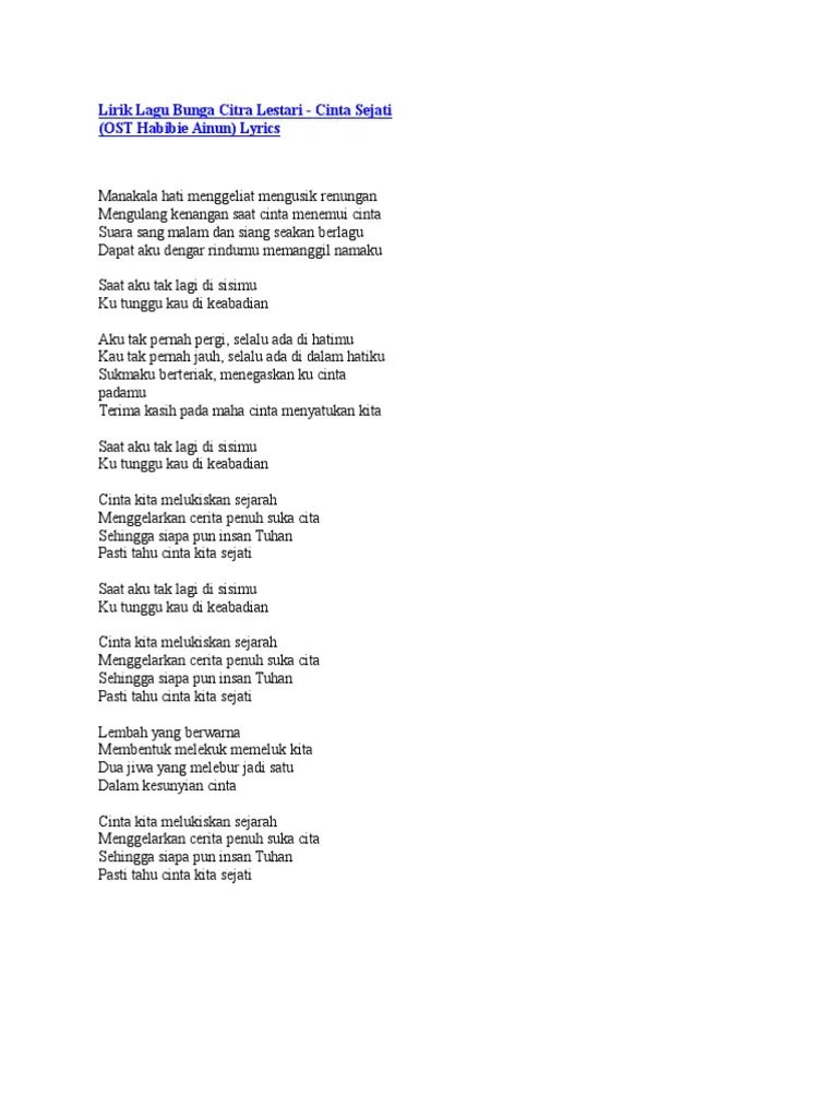 Untuk melihat detail lagu altimet bunga klik salah satu judul yang cocok, kemudian untuk link download altimet bunga ada di halaman berikutnya. Lirik Lagu Bunga Citra Lestari