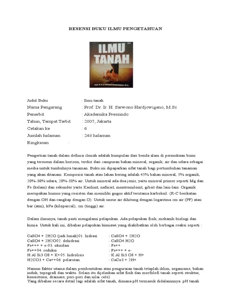 Menuliskan identitas buku · 2. Resensi Buku Ilmu Pengetahuan Pdf