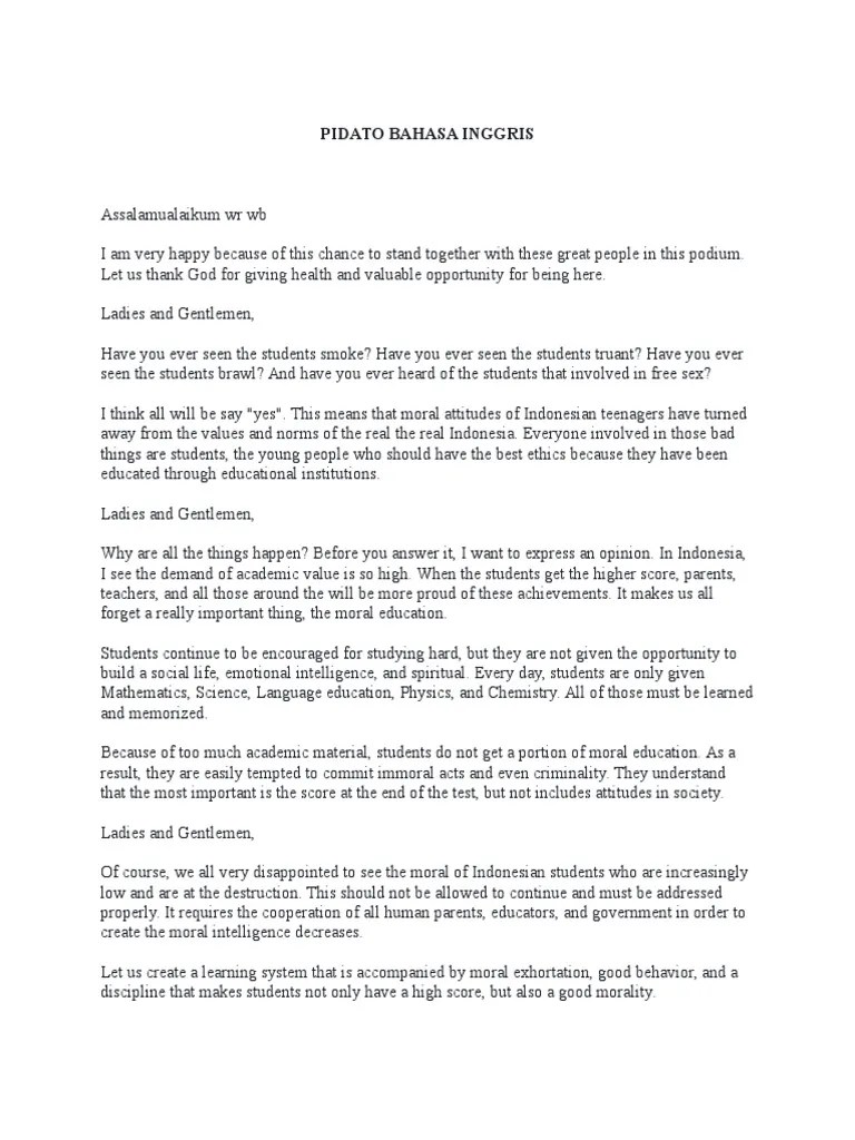 Pidato bahasa inggris ~ merokok dapat menyebabkan kanker, serangan jantung, impotensi, dan ganggan kehamilan dan janin. sudah tertacap dalam otak kita. Pidato Bahasa Inggris Pdf Secondary School Violence
