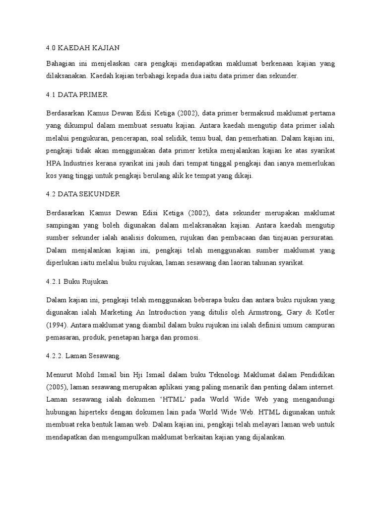Justeru kajian ini menggunakan pendekatan kaedah kajian campuran yang. Kaedah Kajian Pdf