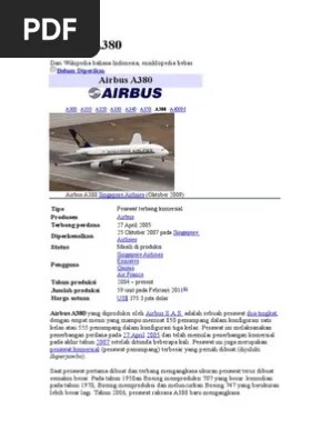 Airbus A380 | PDF