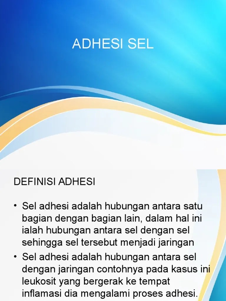Adhesi Sel Tugas | PDF