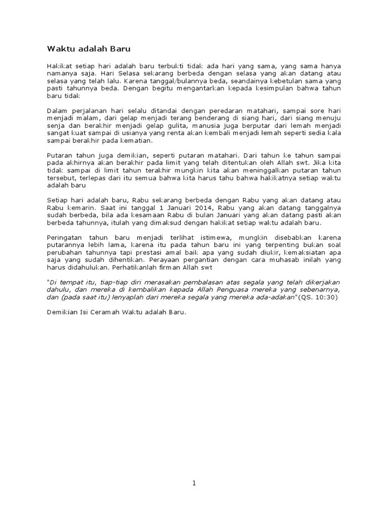 Rangkuman Ceramah | PDF